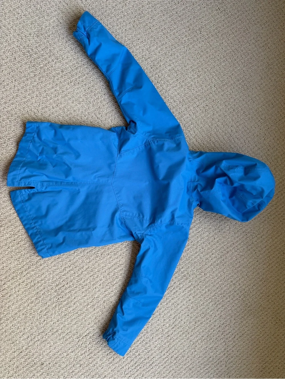 REI Kids' Hooded Blue Raincoat
